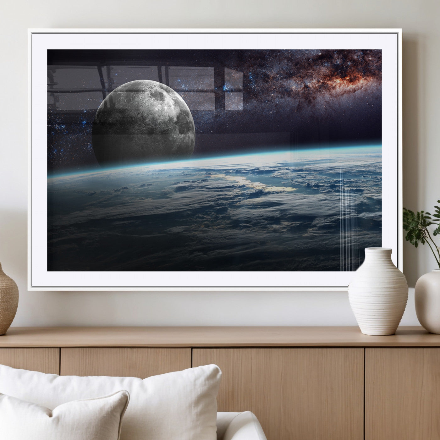 MGC-FP-36x24 - Space and Planet Canvas Print