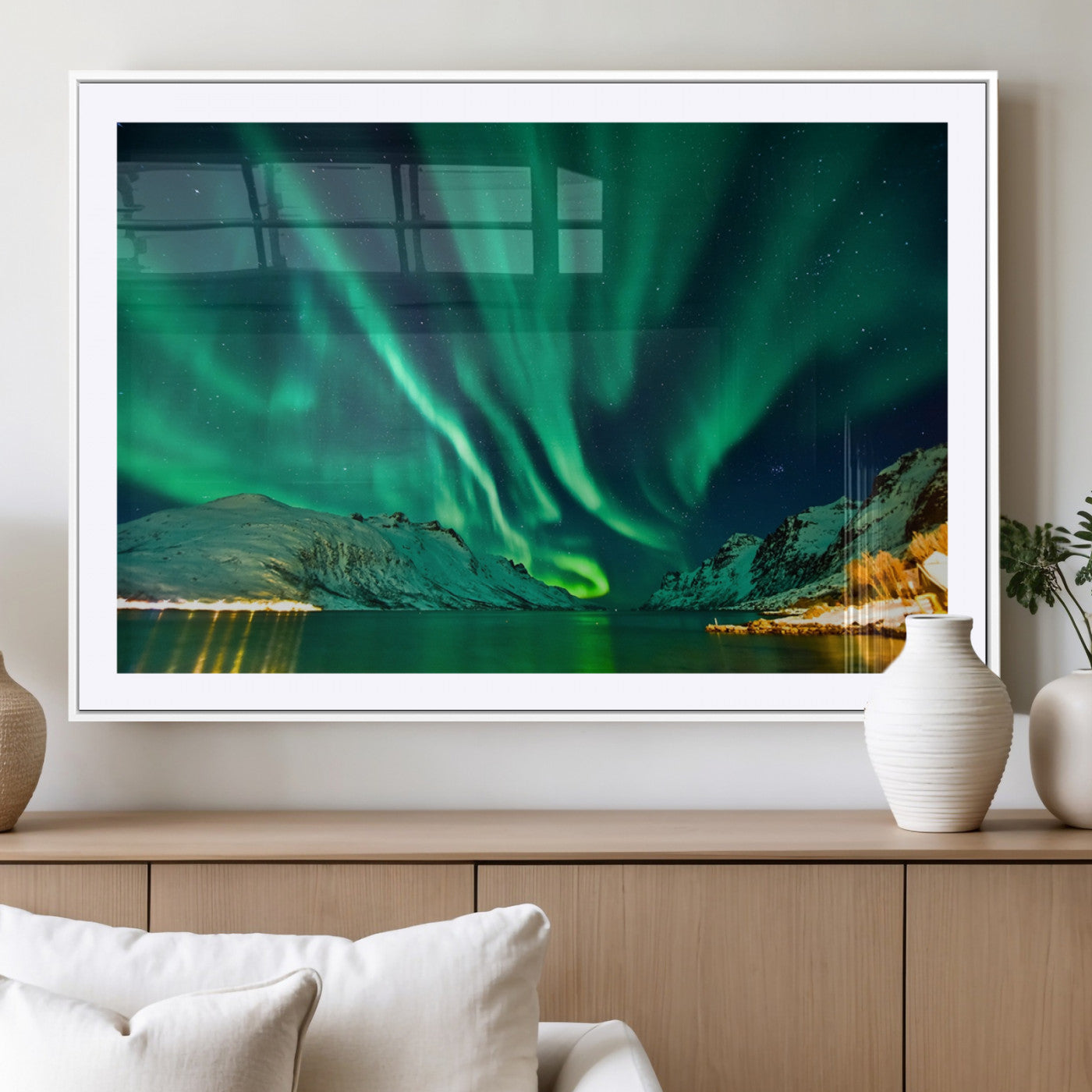 MGC-FP-36x24 - Northern Lights Wall Art Canvas Print