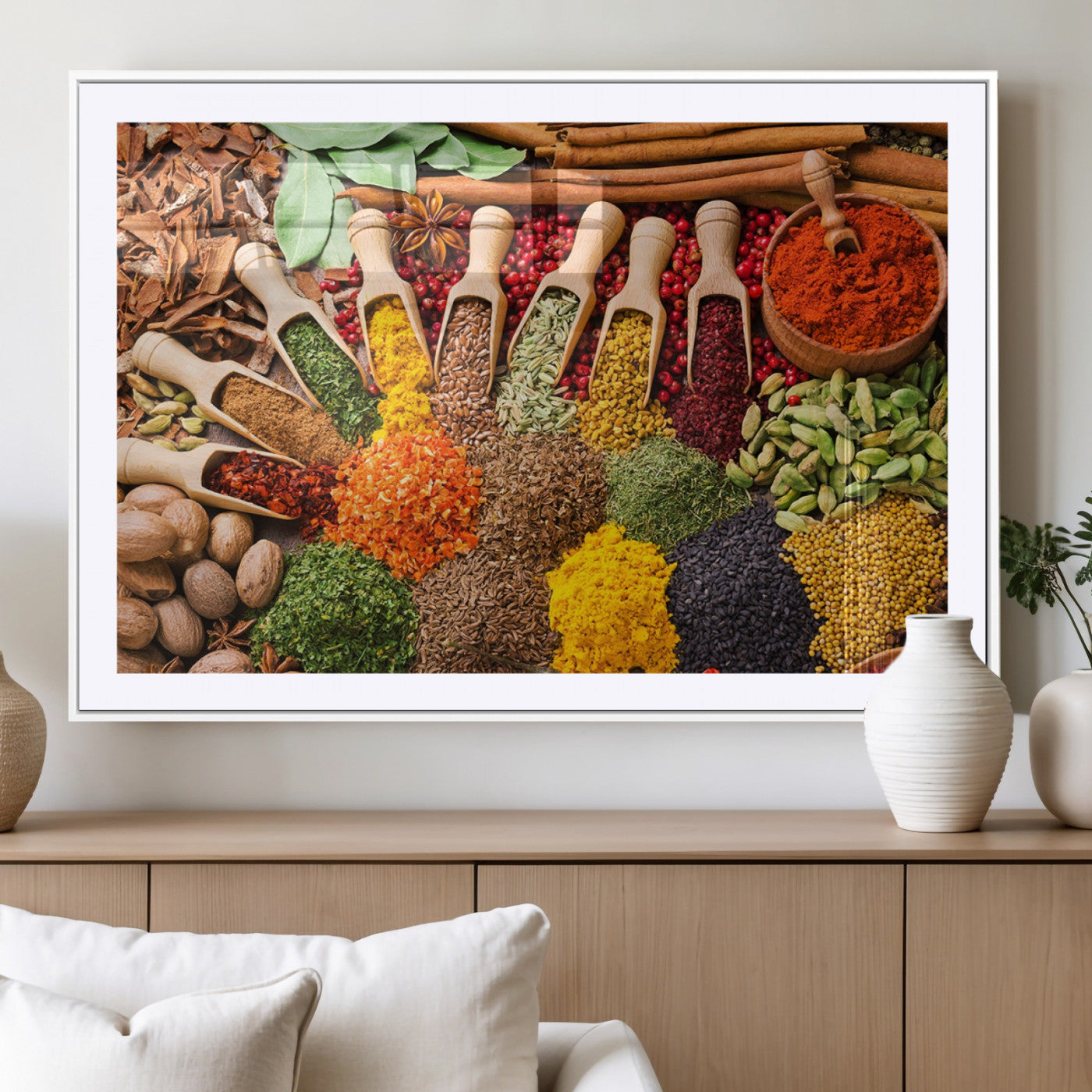 MGC-FP-36x24 - Spices Kitchen Wall Art Canvas Print