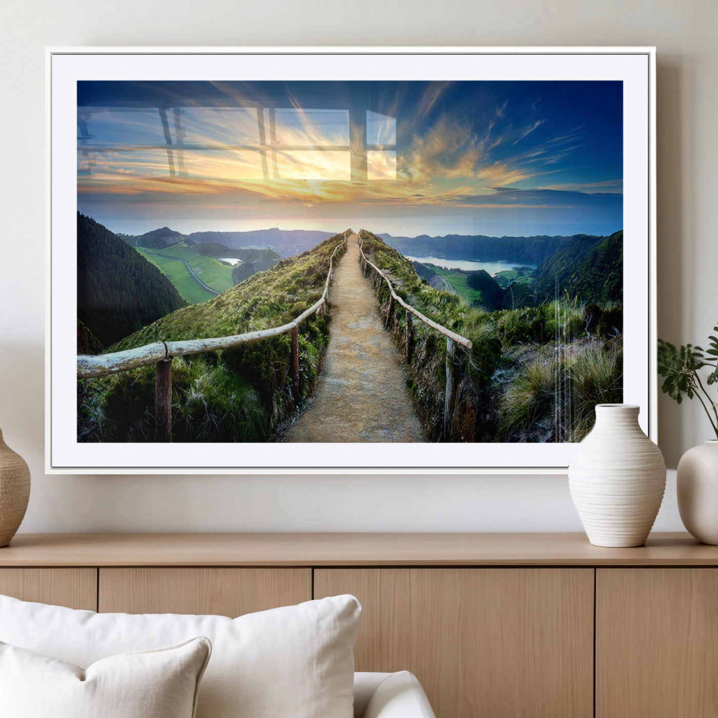 MGC-FP-36x24 - Mountain Landscape Wall Art Canvas Print