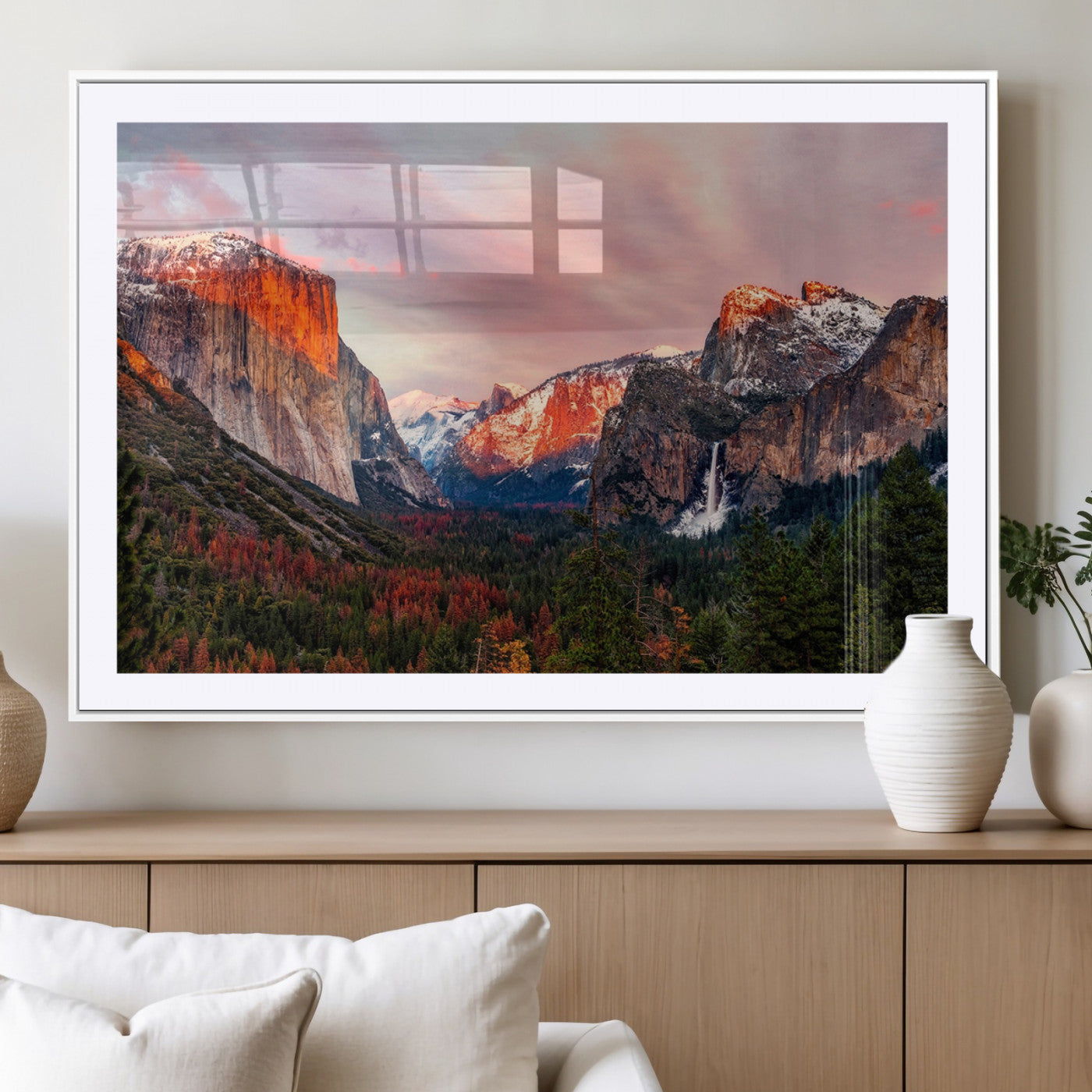 MGC-FP-36x24 - Yosemite Half Dome Wall Art Canvas Print El Capitan