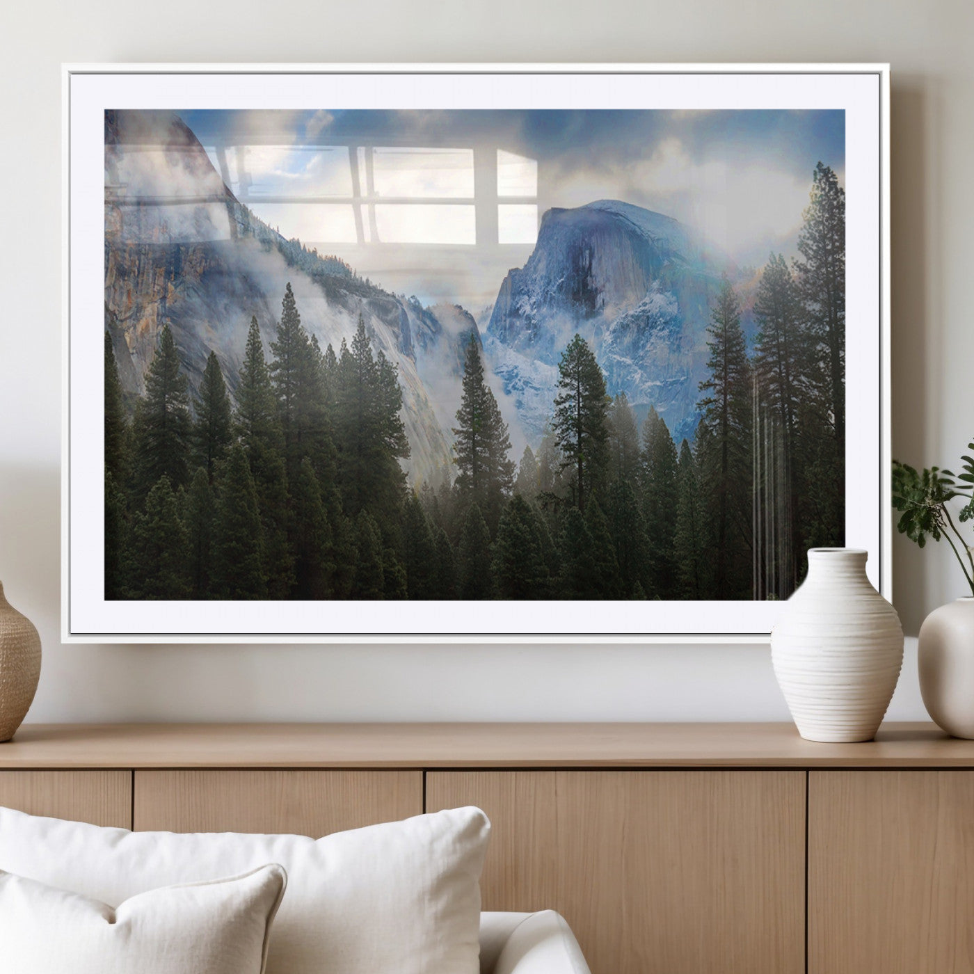 MGC-FP-36x24 - Half Dome Yosemite Calinia Wall Art Canvas Print El Capitan