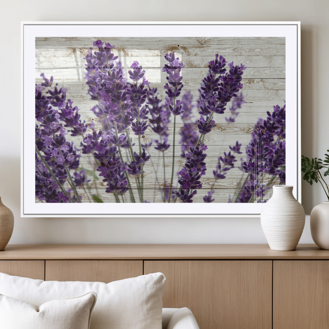 MGC-FP-36x24 - Lavender Canvas Wall Art Flower Print