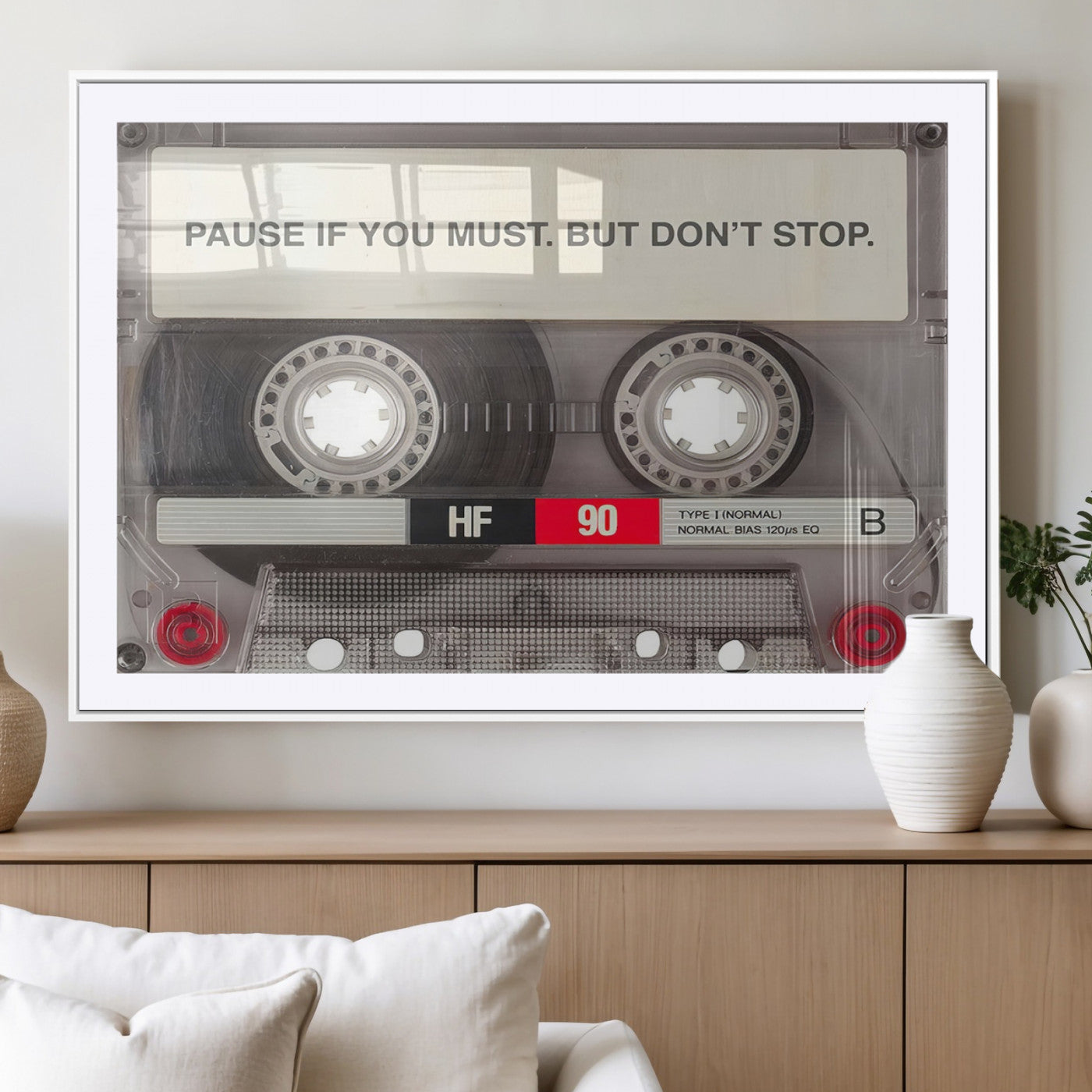 MGC-FP-36x24 - Music Cassette Iconic Wall Art Canvas Print