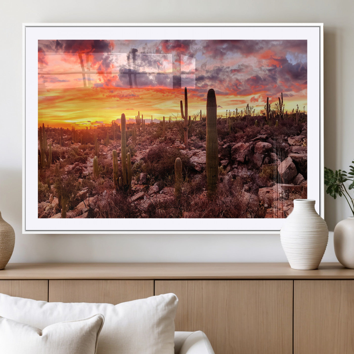 MGC-FP-36x24 - Arizona Desert Print, Western Cowboy Wall Art Print