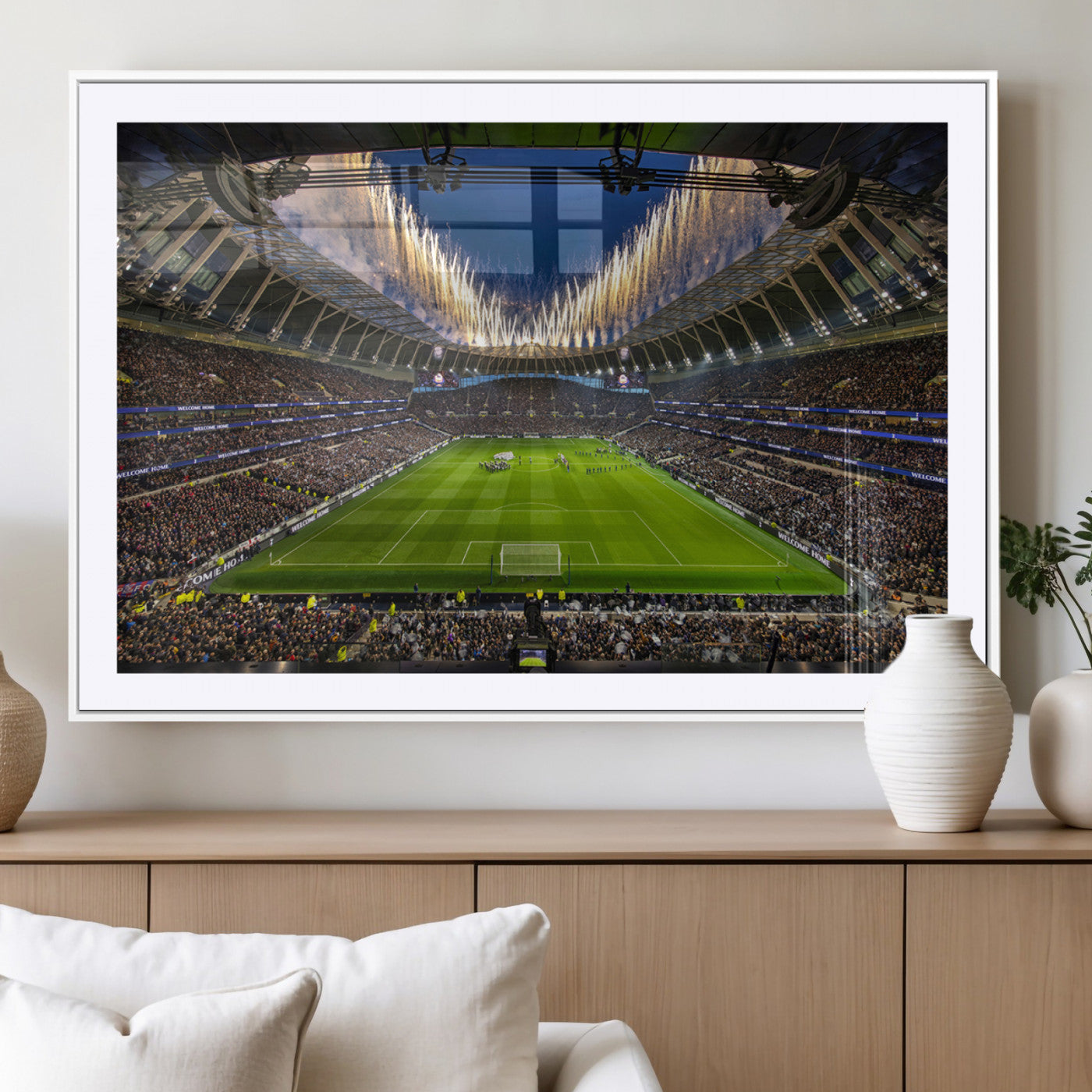 MGC-FP-36x24 - Tottenham Hotspur Football Team Print - London Tottenham Hotspur Stadium Wall Art Canvas Print