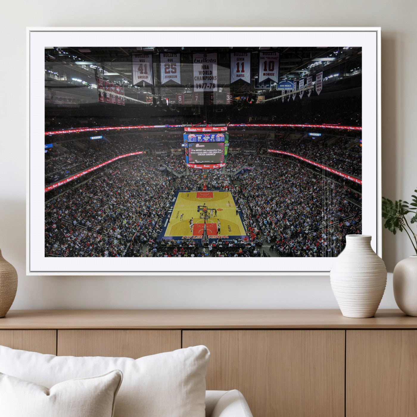 MGC-FP-36x24 - Capital One Arena Stadium Wall Art | Canvas Print | Ready to Hang | Washington D.C. Sports Decor