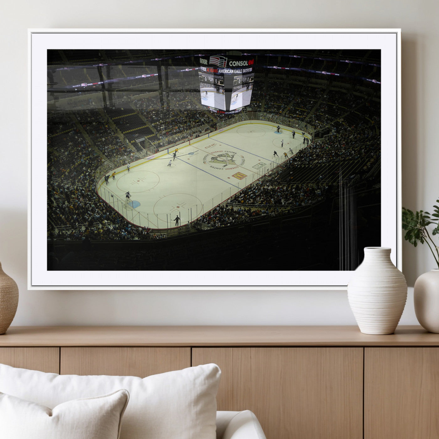 MGC-FP-36x24 - PPG Paints Arena Pennsylvania Pittsburgh Penguins Hockey Stadium Canvas, Pennsylvania Pittsburgh
