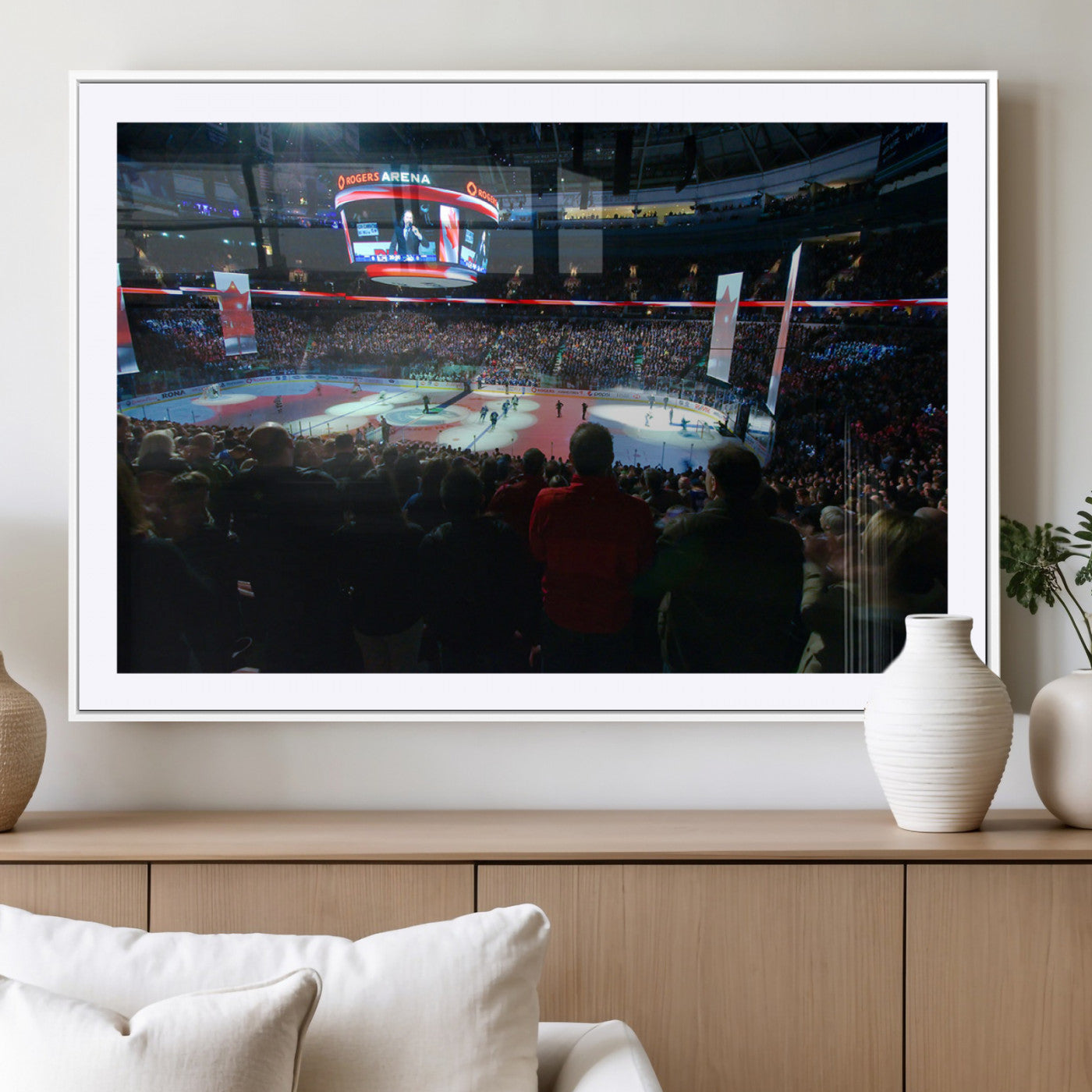 MGC-FP-36x24 - Rogers Arena Vancouver Canucks Ice Hockey Stadium Wall Art, Vancouver Canucks Ice Hockey Print