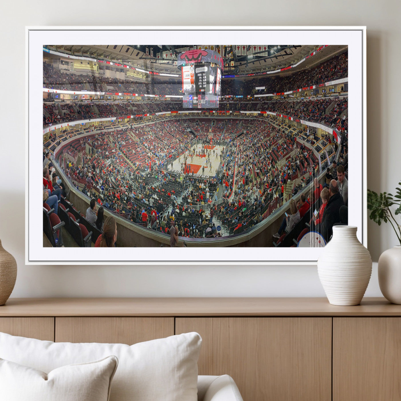 MGC-FP-36x24 - United Center Chicago Bulls Stadium Wall Art Canvas Print