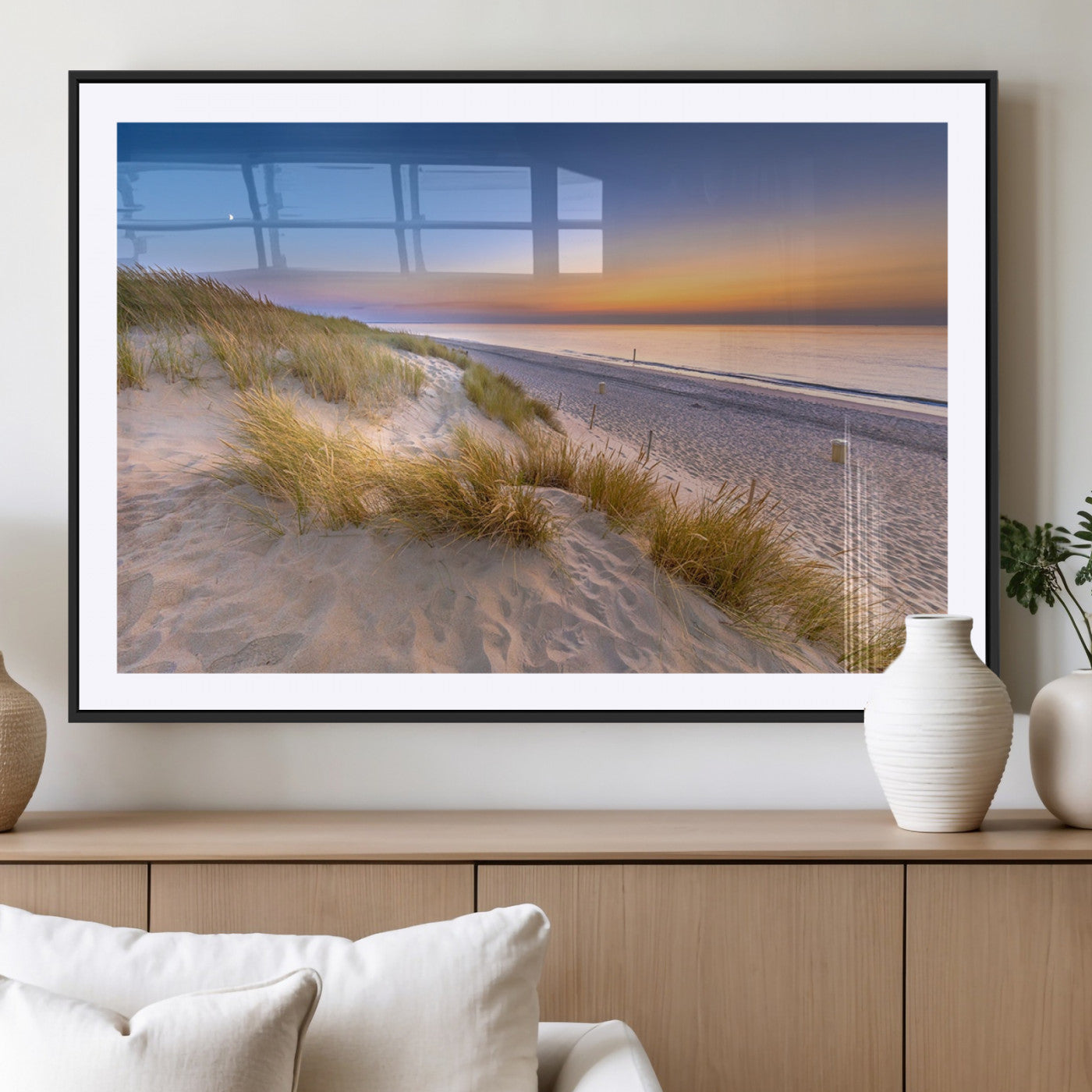 -Sunrise On The Beach Wall Art Canvas Print