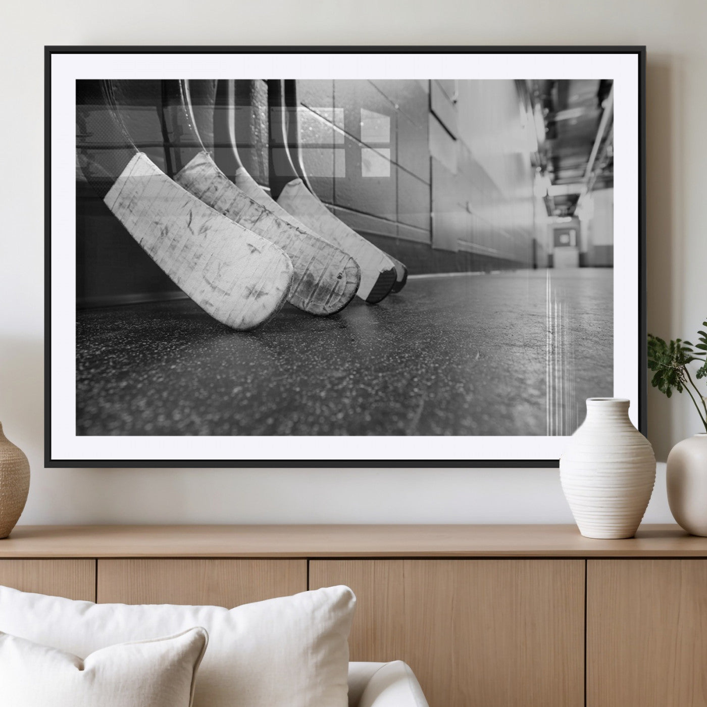 -Ice Hockey Wall Art Canvas Print