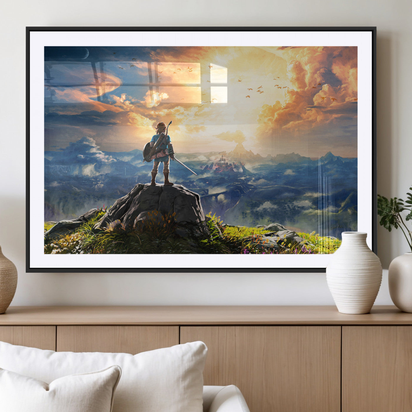 MGC-FP-36x24 - Legend of Zelda Breath of the Wild Game Wall Art Canvas, Legend of Zelda Canvas Print
