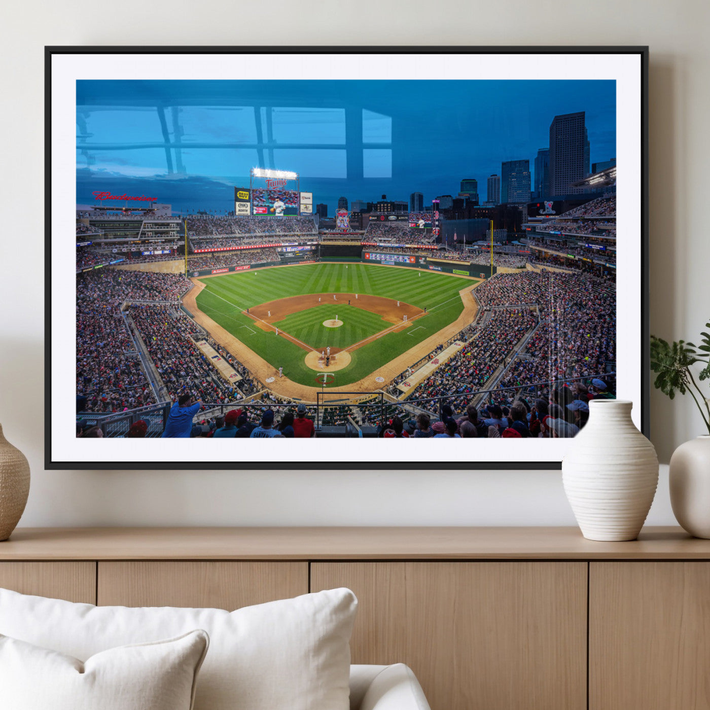 MGC-FP-36x24 - Target Field Stadium Wall Art - Minnesota Twins Baseball Print