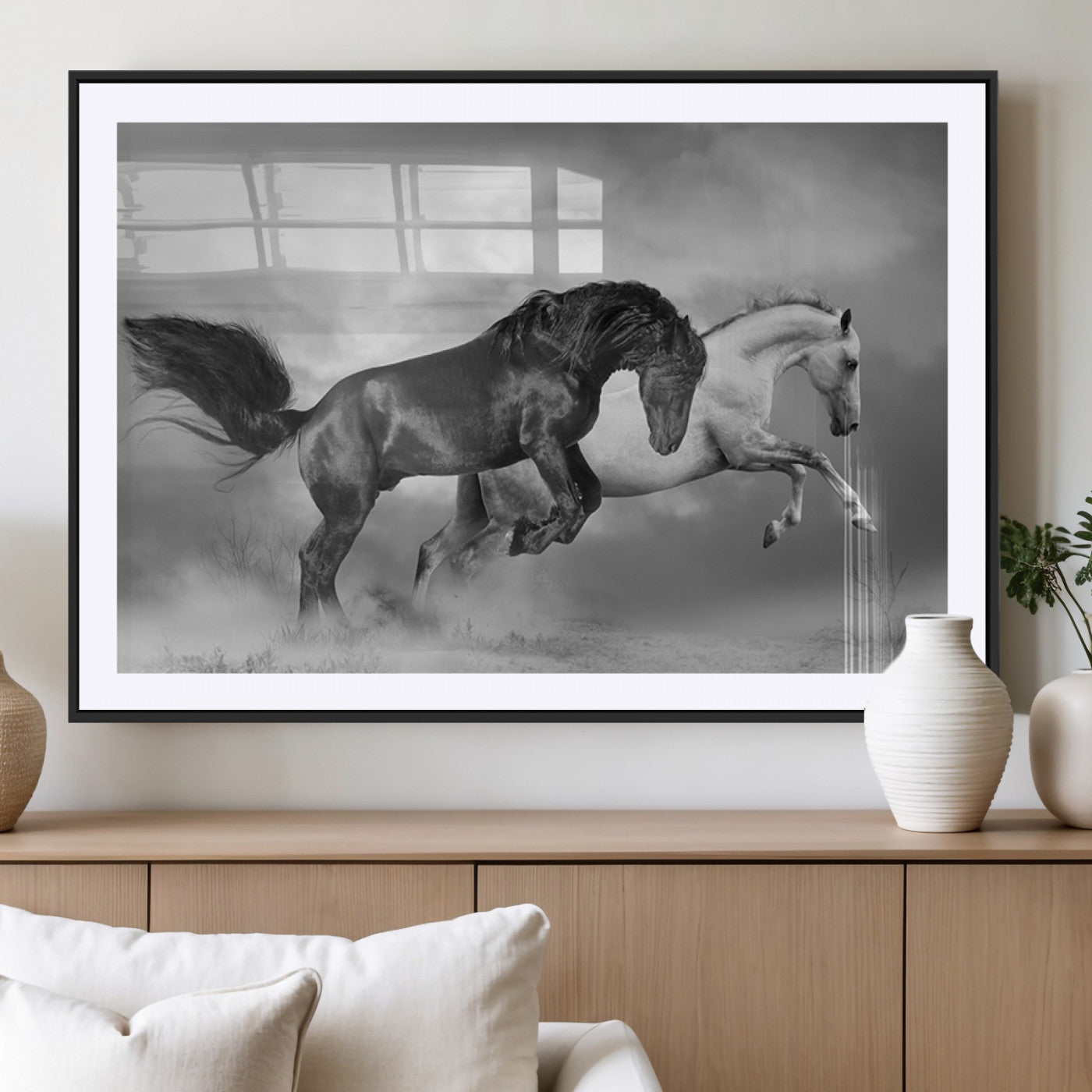 MGC-FP-36x24 - Wild Horses Wall Art Canvas Print