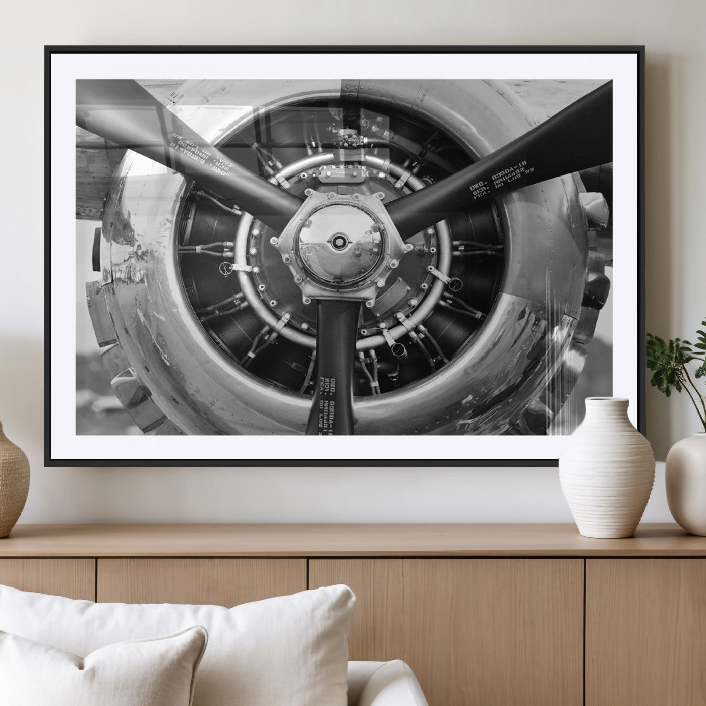 MGC-FP-36x24 - Vintage Airplane Wall Art Canvas Print
