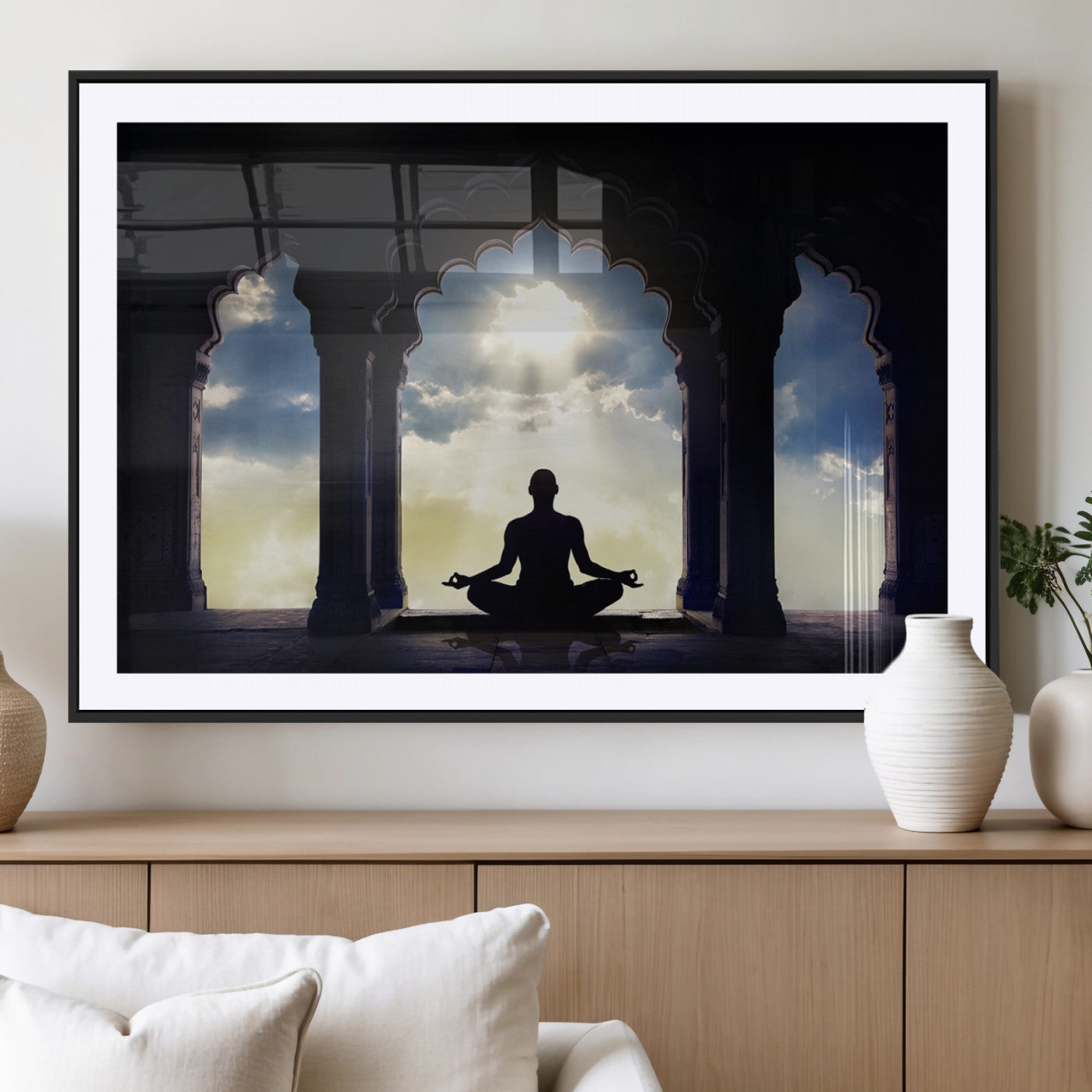 MGC-FP-36x24 - Women and Yoga Wall Art Canvas Print