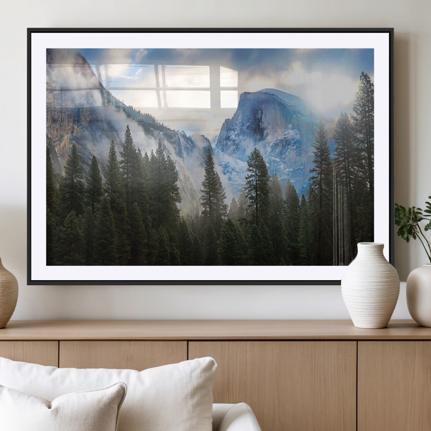 MGC-FP-36x24 - Half Dome Yosemite Calinia Wall Art Canvas Print El Capitan