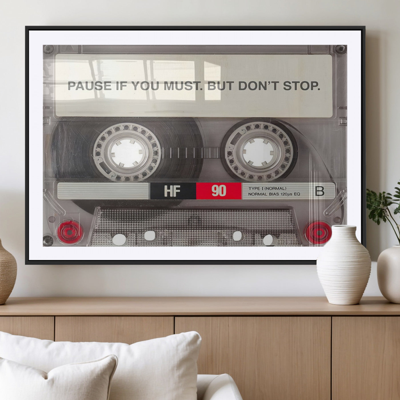 MGC-FP-36x24 - Music Cassette Iconic Wall Art Canvas Print