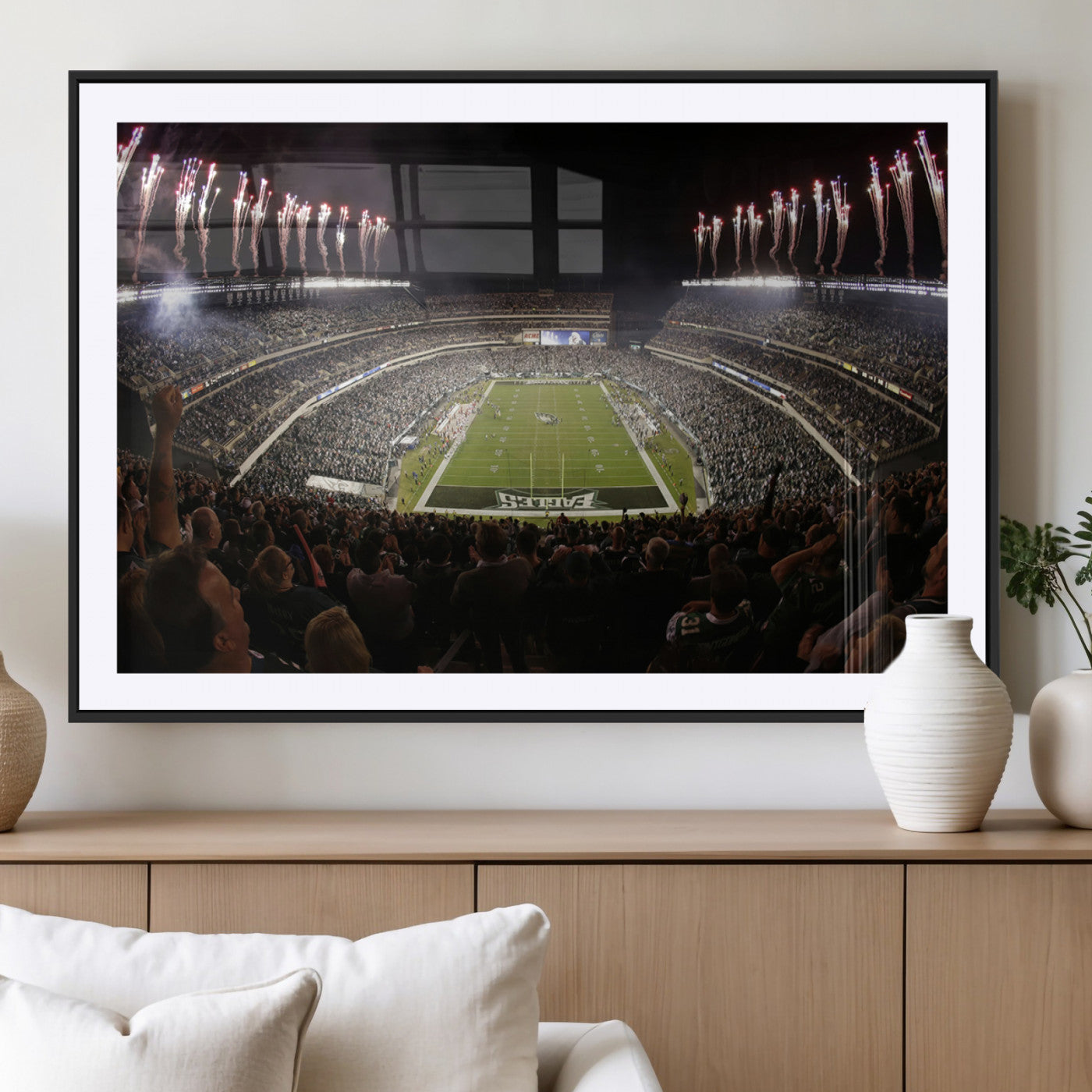 MGC-FP-36x24 - Eagles Field Stadium Wall Art - Philadelphia Eagles Football Team Print - Philadelphia Lincoln