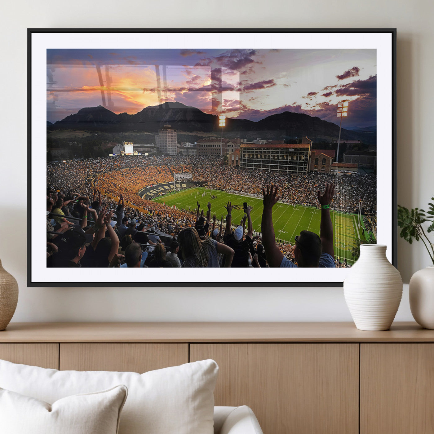 MGC-FP-36x24 - Folsom Field - University of Colorado Buffaloes Football Stadium Wall Art, Colorado Buffaloes Wall