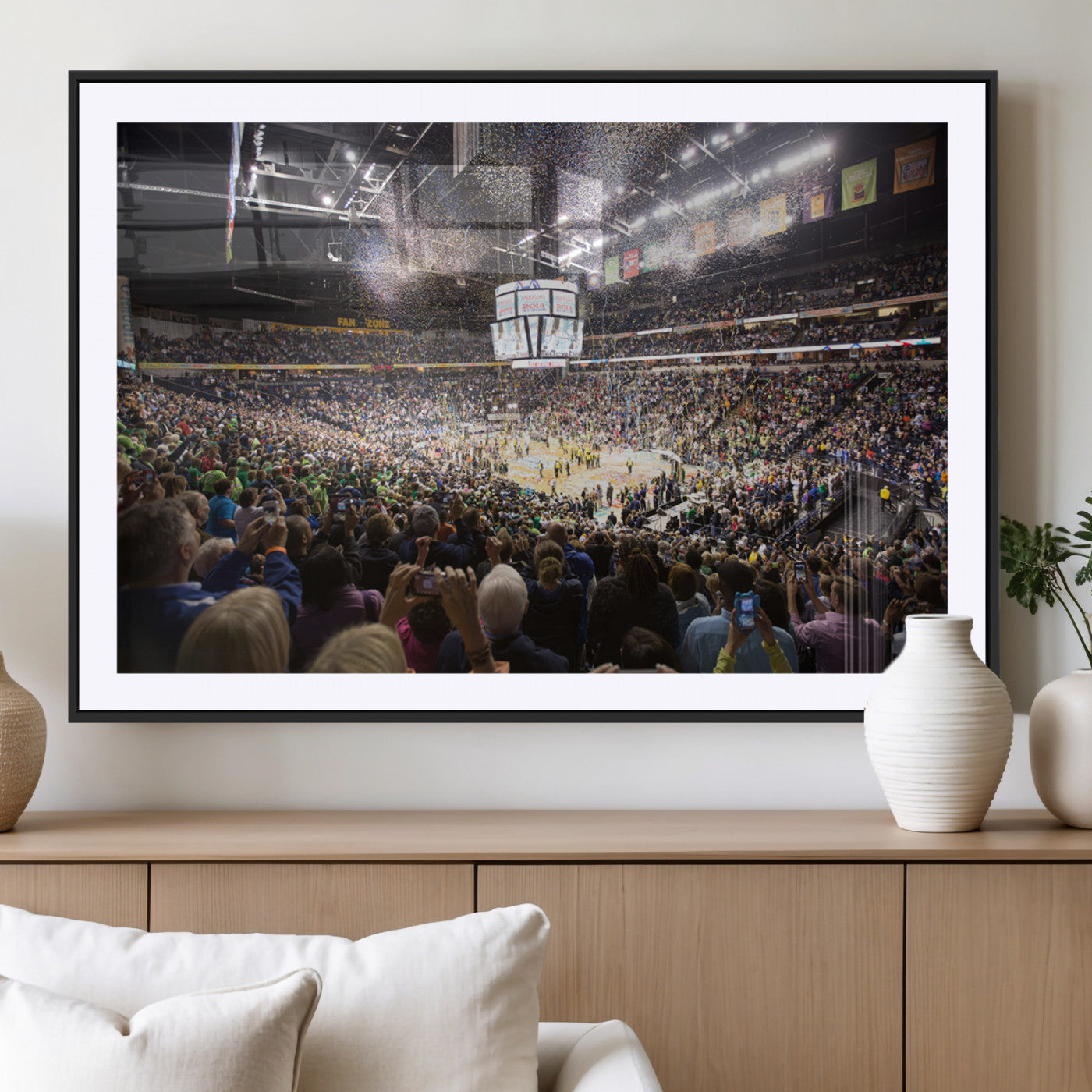 MGC-FP-36x24 - Bridgestone Arena Wall Art Canvas | Nashville Predators Hockey Team Print | Canvas Print | Ready to