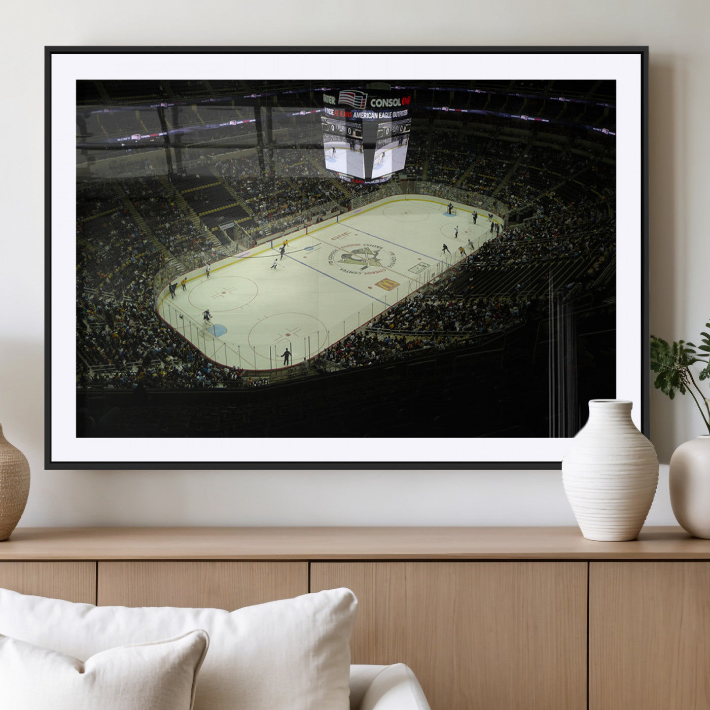 MGC-FP-36x24 - PPG Paints Arena Pennsylvania Pittsburgh Penguins Hockey Stadium Canvas, Pennsylvania Pittsburgh