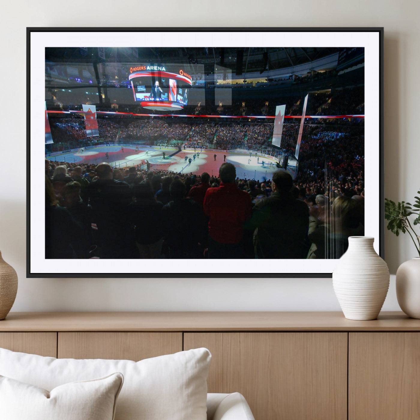 MGC-FP-36x24 - Rogers Arena Vancouver Canucks Ice Hockey Stadium Wall Art, Vancouver Canucks Ice Hockey Print