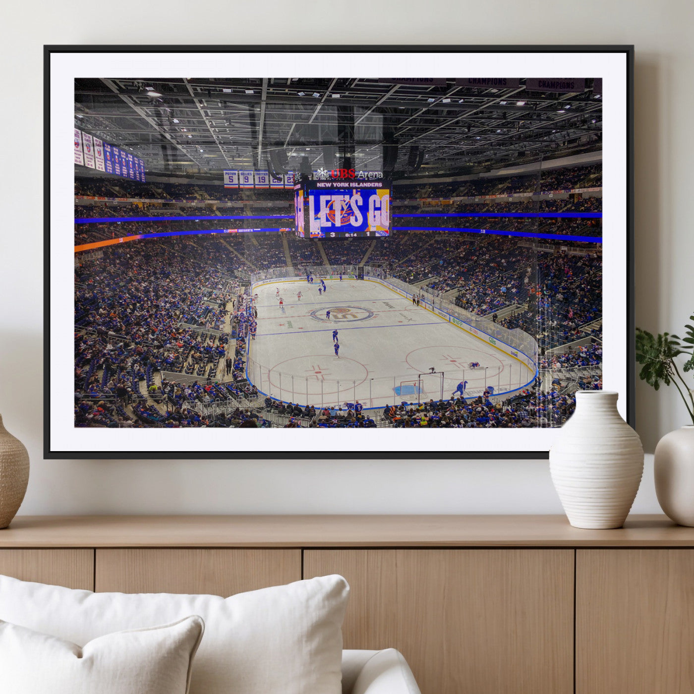 MGC-FP-36x24 - UBS Arena Elmont New York Islanders Ice Hockey Wall Art, UBS Arena Elmont Wall Art Canvas Print
