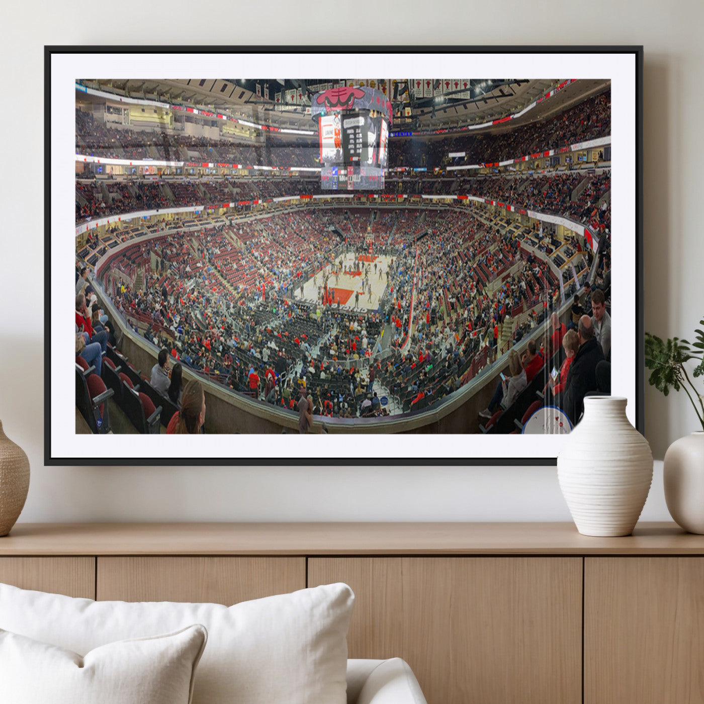MGC-FP-36x24 - United Center Chicago Bulls Stadium Wall Art Canvas Print