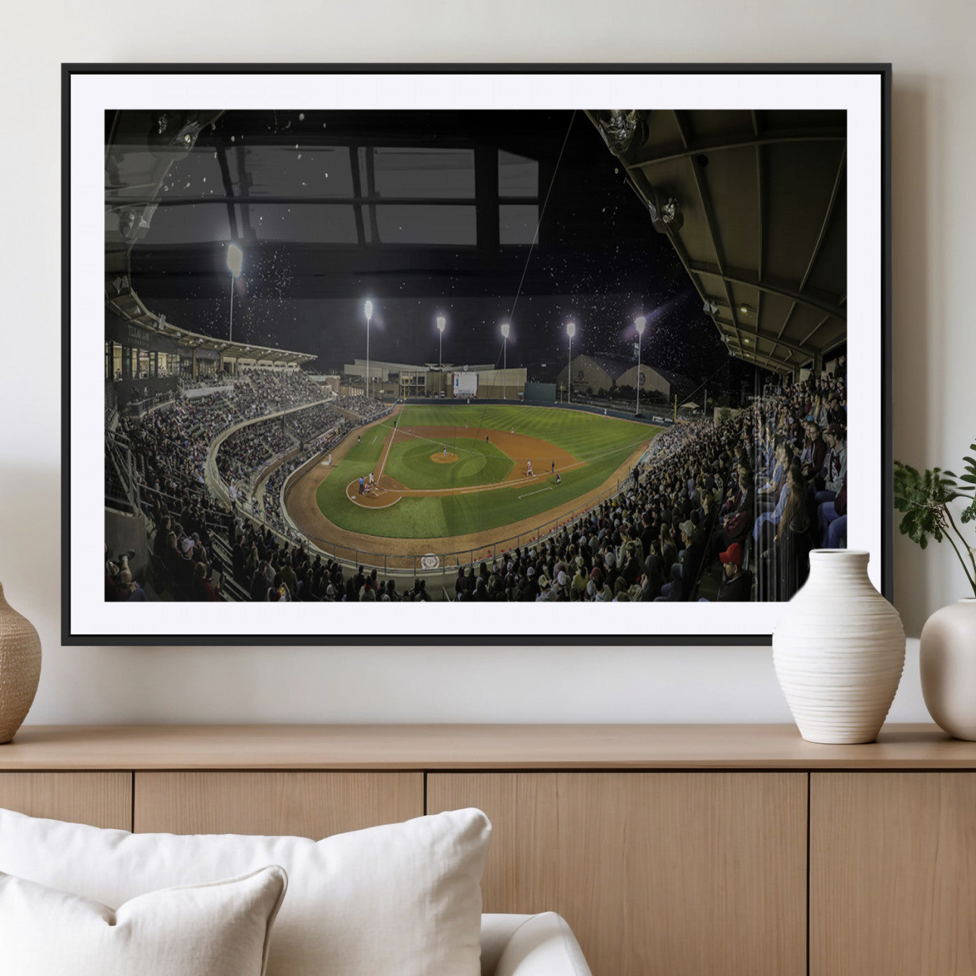 MGC-FP-36x24 - Olsen Field at Blue Bell Park - Texas A&M Aggies Baseball Stadium Wall Art Canvas Print