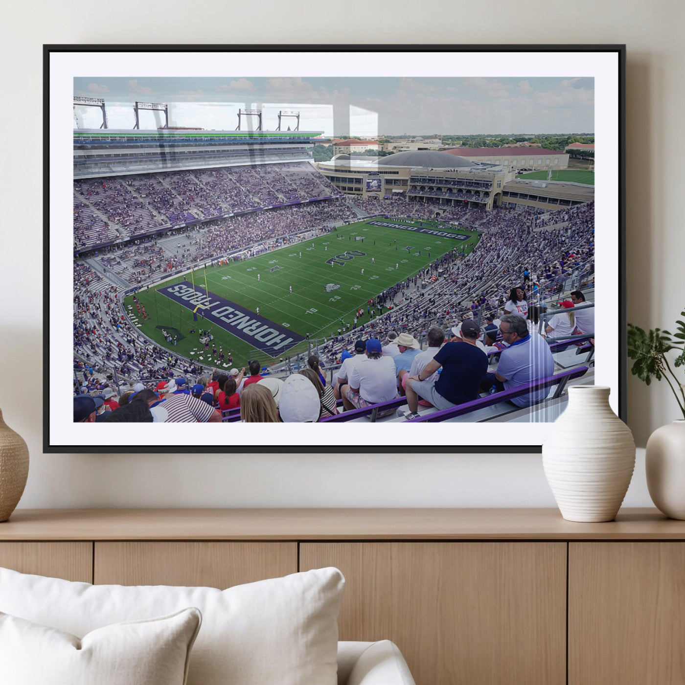 MGC-FP-36x24 - The Texas Christian University TCU Horned Frogs Football Team Print - Fort Worth Amon G. Carter
