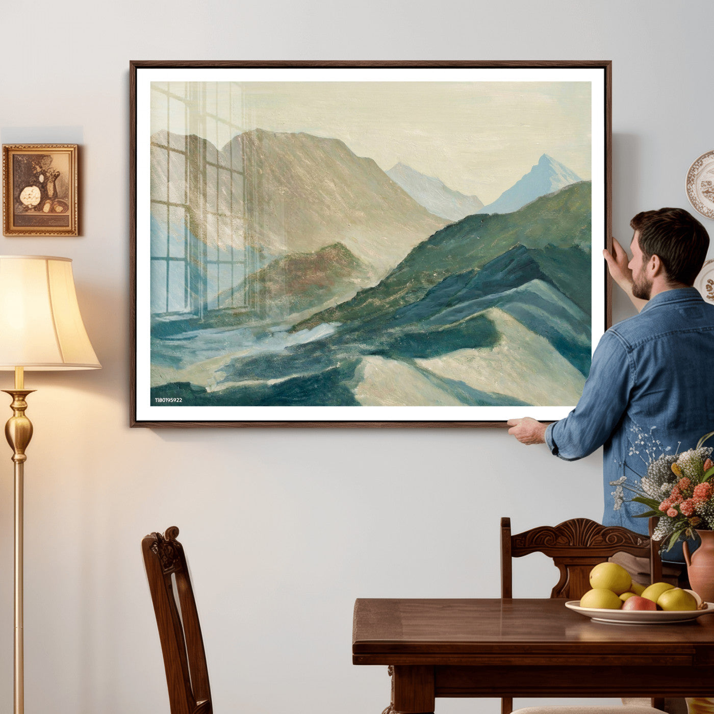 33629523-MGV-CV-36X24 - Shemelina Mountain Landscape, Mountains at Dawn Wall Art Canvas Print