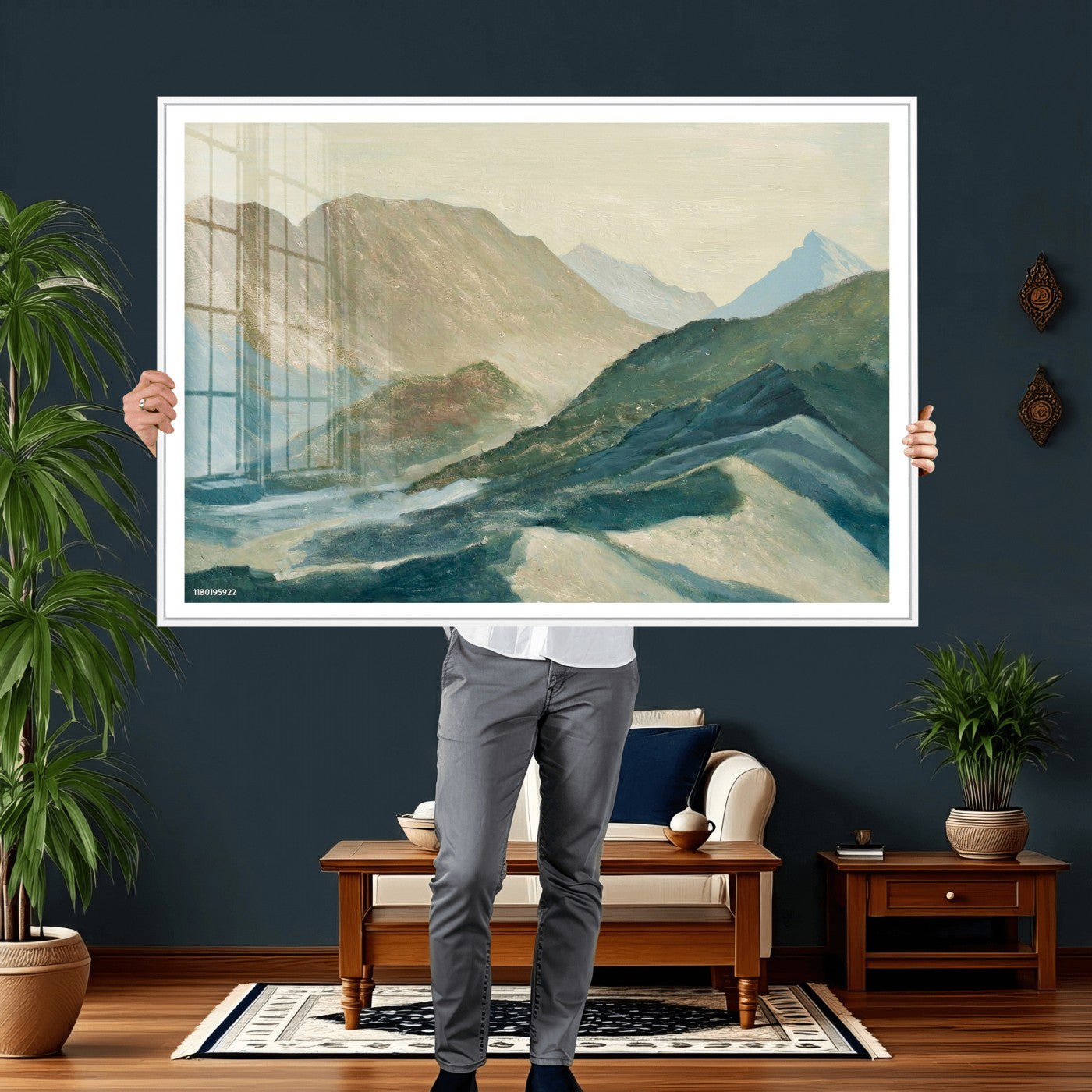 33629523-MGV-CV-36X24 - Shemelina Mountain Landscape, Mountains at Dawn Wall Art Canvas Print