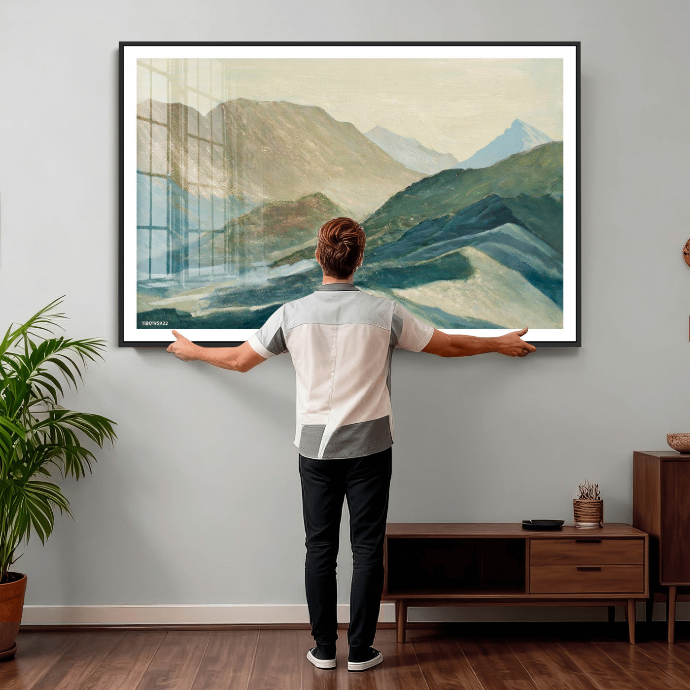 33629523-MGV-CV-36X24 - Shemelina Mountain Landscape, Mountains at Dawn Wall Art Canvas Print