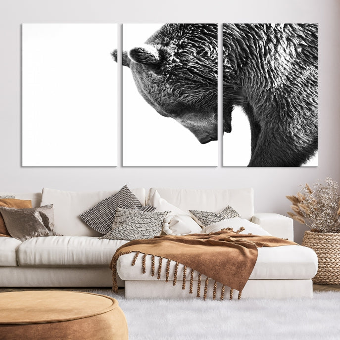 Wall Art Wild Bears Canvas Print