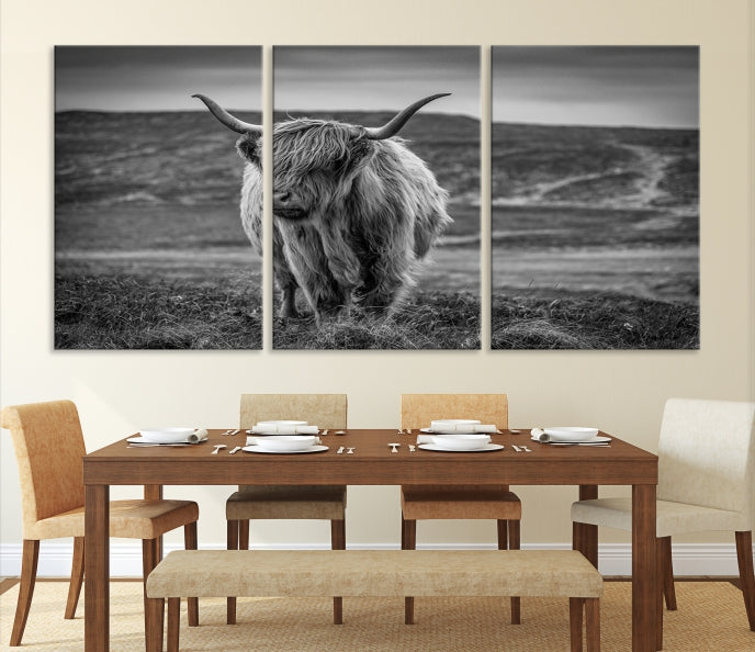 Cow Wall Art Wall Art Canvas Print