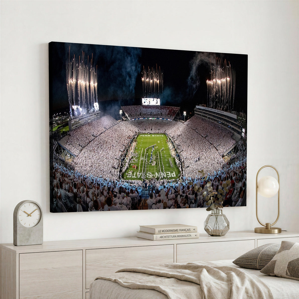 11391-MGV-CV-36X24 - Penn State Football Wall Art Canvas Print