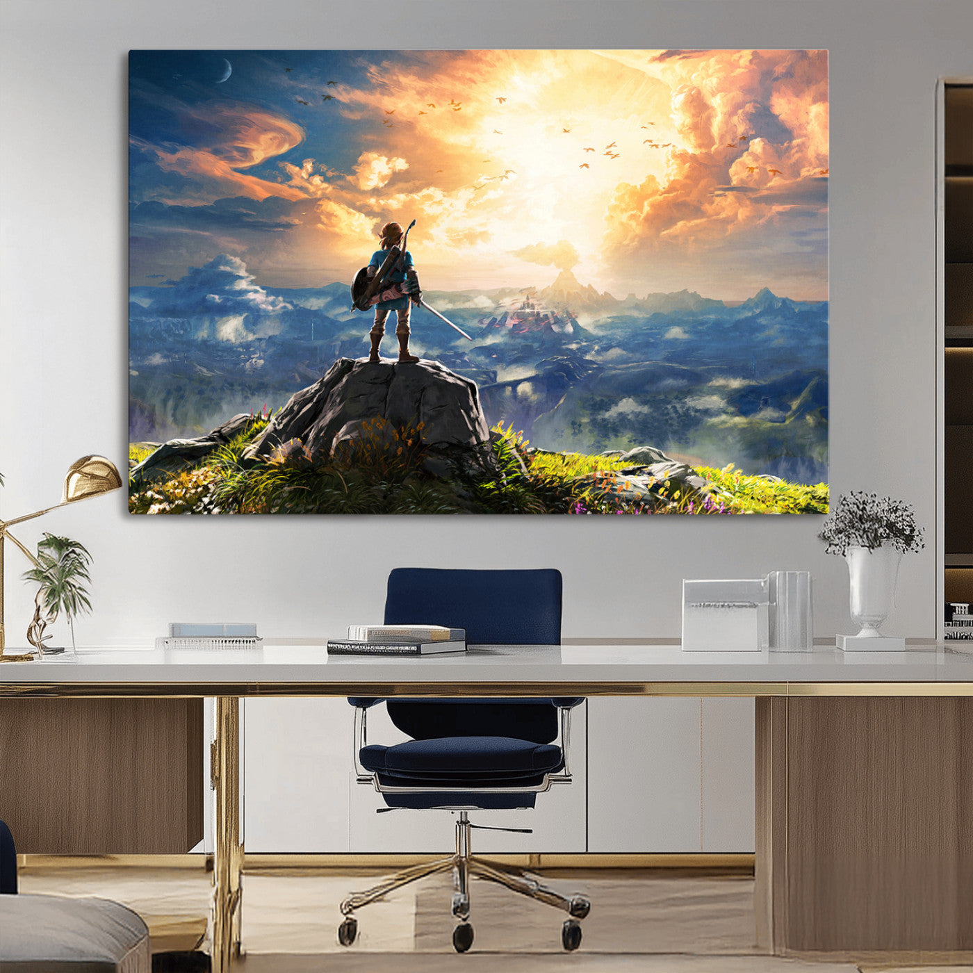 MGV-CV-36X24 - Legend of Zelda Breath of the Wild Game Wall Art Canvas Print