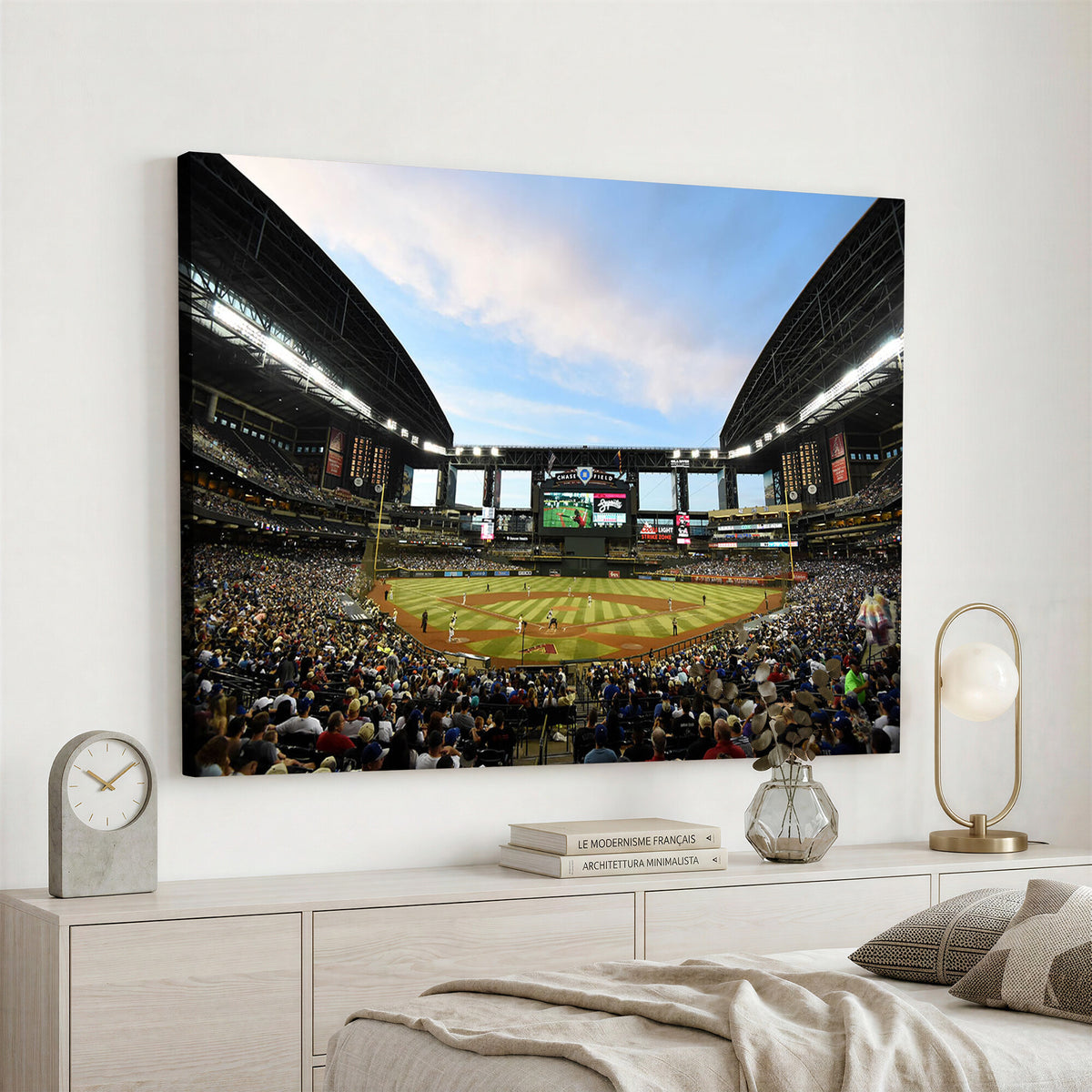 92672-MGV-CV-36X24 - Arizona Diamondbacks Team Print - Phoenix Chase Field