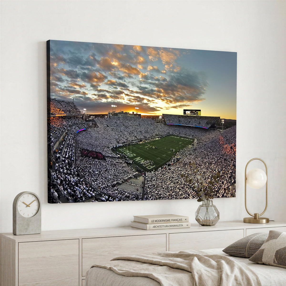 38807-MGV-CV-36X24 - Beaver Stadium Wall Art, Penn State Stadium Wall Art | Penn State Nittany Lions Football