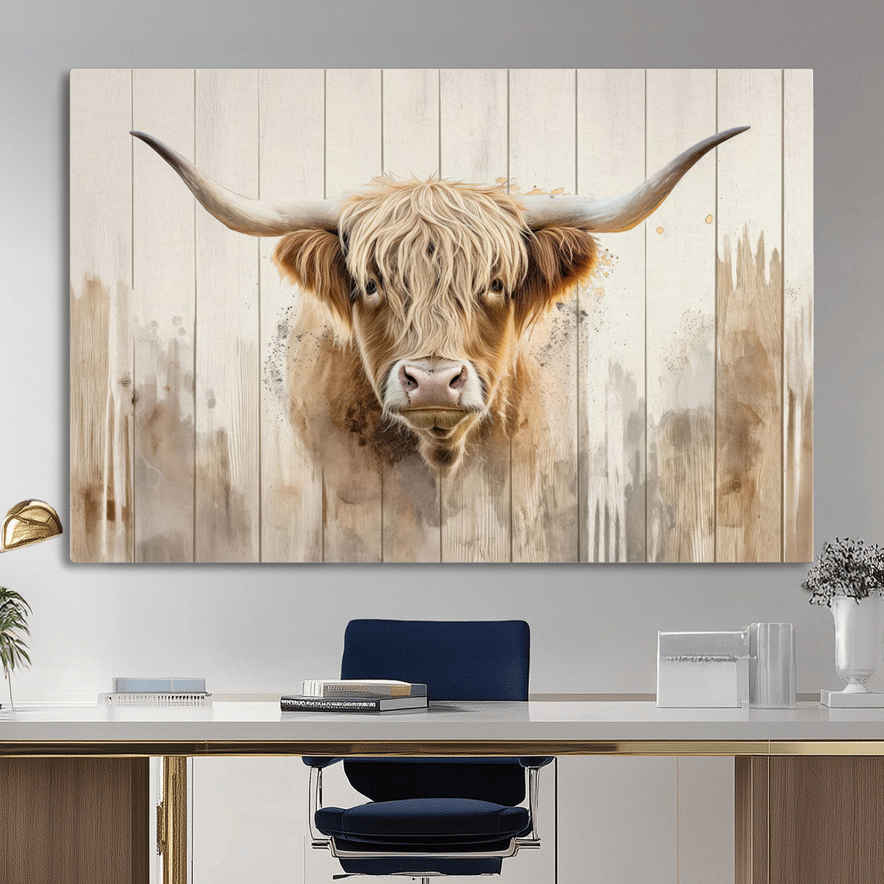 83059-MGV-CV-36X24 - Vibrant Autumn Landscape Canvas Wall Art - Fall Foliage and Mountain View Print for Home, Farmhouse, and Cozy Cabin Decor, Ready to Hang