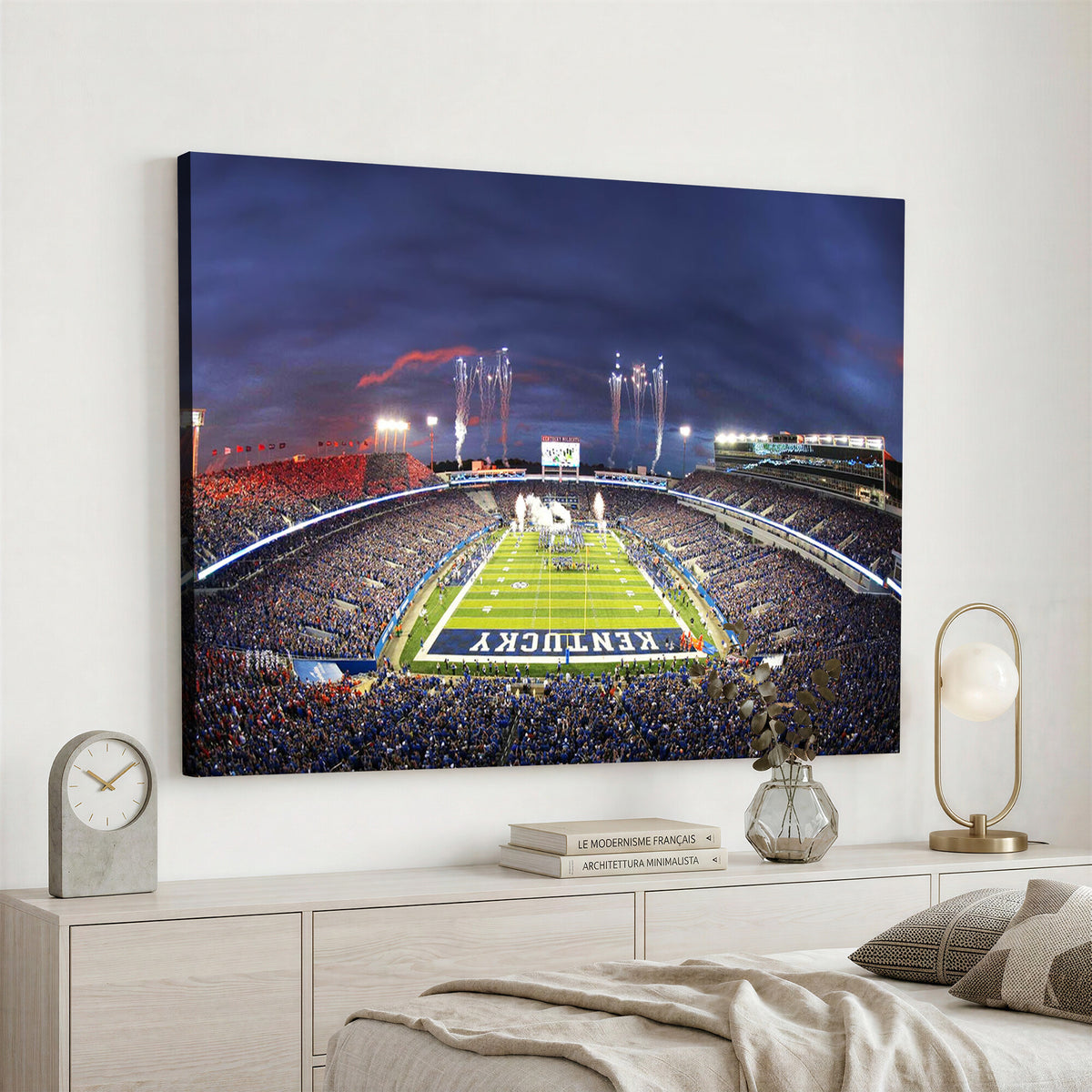 26008-MGV-CV-36X24 - Kroger Field Canvas Wall Art, Kentucky Stadium Wall Art
