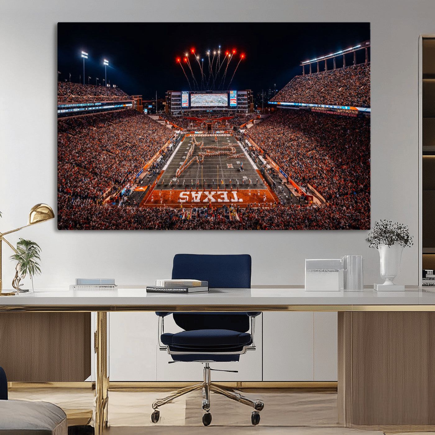 MGV-CV-36X24 - Texas Memorial Stadium Wall Art Canvas Print
