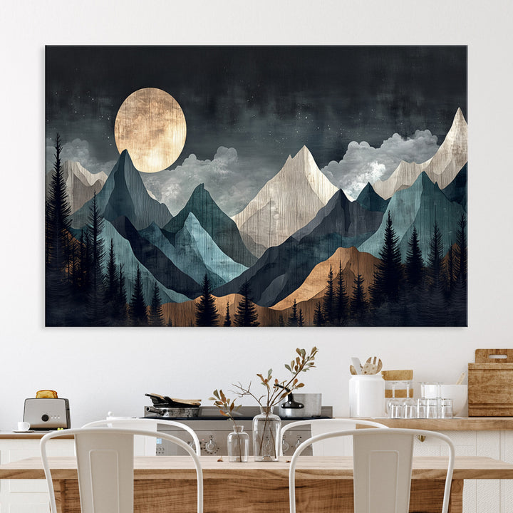 Framed Wall Art Canvas Print