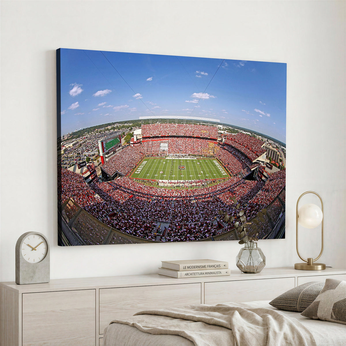 29492070-MGV-CV-36X24 - William Brice Stadium Wall Art Canvas Print, Stadium Crowd on Football Game Day