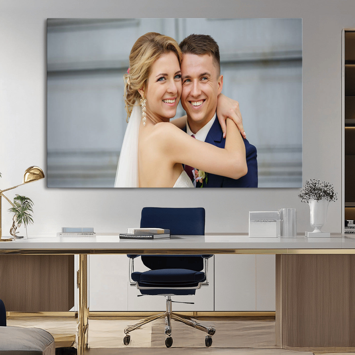 MGV-CV-36X24 - Create Your Own Photo Framed Canvas Print - Custom Personalized Wall Art Print for Gift