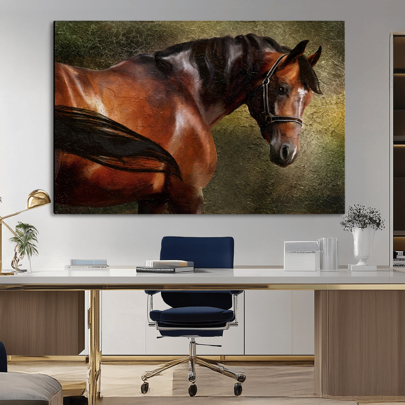 MGV-CV-36X24 - Wild Horses Wall Art Canvas Print