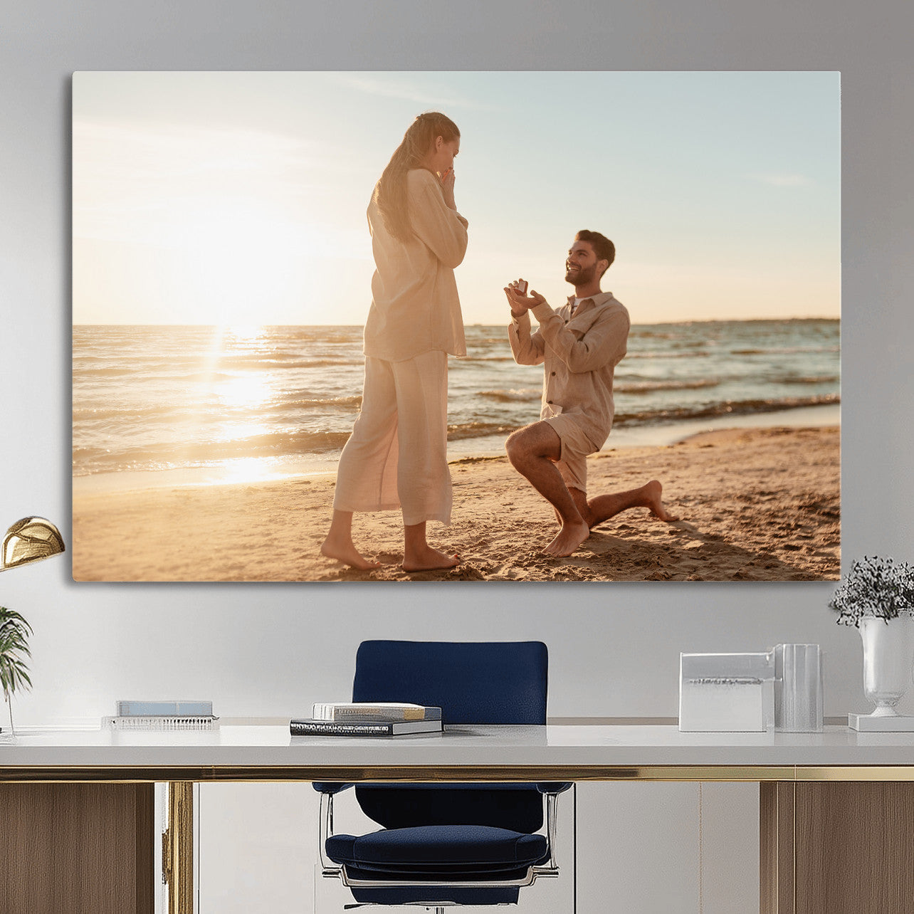 91913900-MGV-CV-36X24 - Custom Photo with Framed Canvas Wall Art Canvas Print Personalized Picture Print Framed Wall Art Digitally Printed Photo