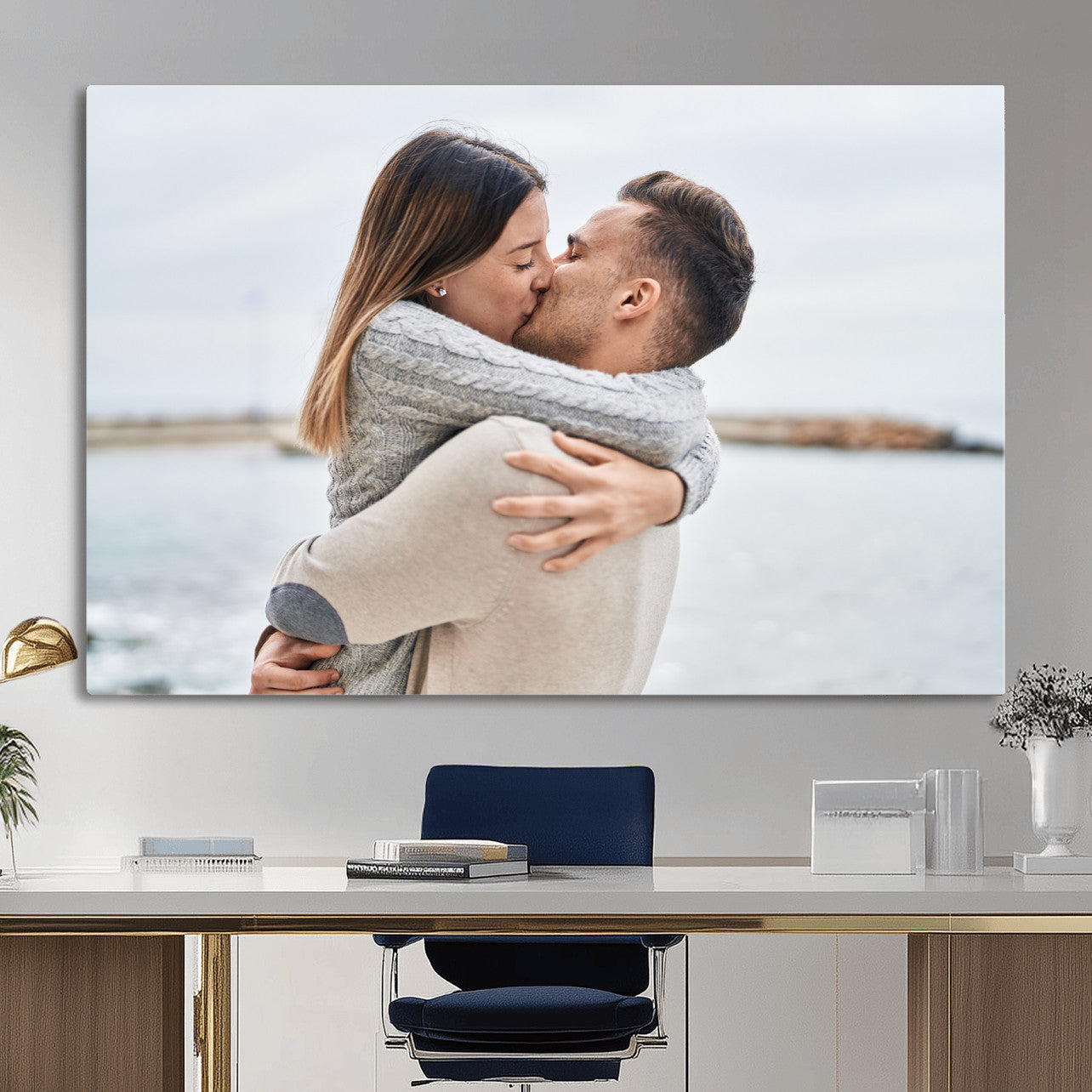 28984291-MGV-CV-36X24 - Custom Photo with Framed Canvas Wall Art Canvas Print Personalized Picture Print Framed Wall Art Digitally Printed Photo